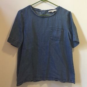 Ann Taylor LOFT / Denim / Short-Sleeved / Size S