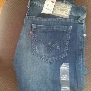Levis New Boyfriend Skinny Jeans