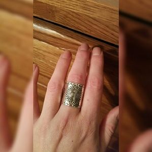 New. Sterling silver bohemian ring