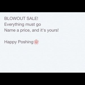 SALE SALE SALE!