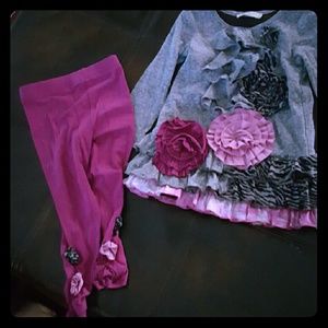 Toddler girls legging set