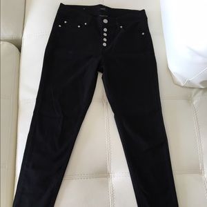 Black high waisted jeggings