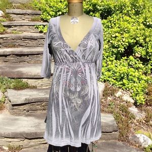 Funky Summer knit Dress or Coverup