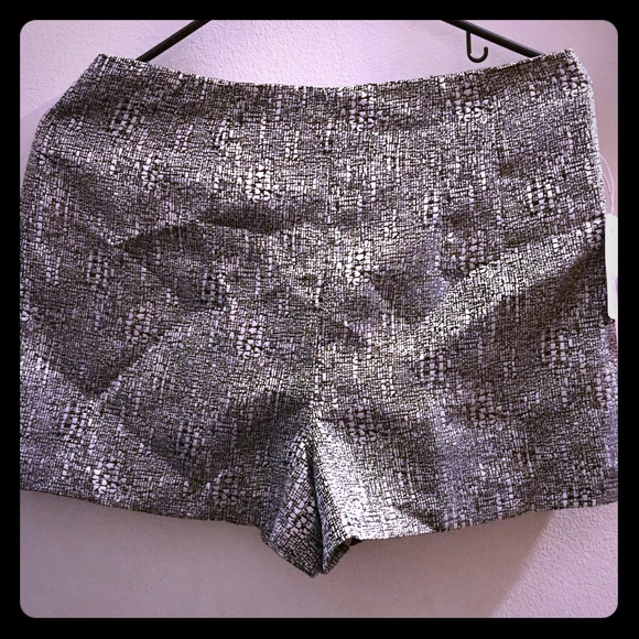 NEW Forever 21 Gold and Black Short