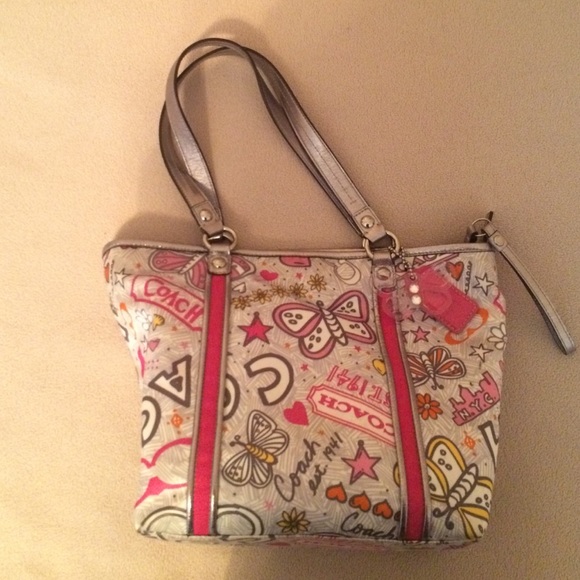 Coach Purse and matching Makeup Bag