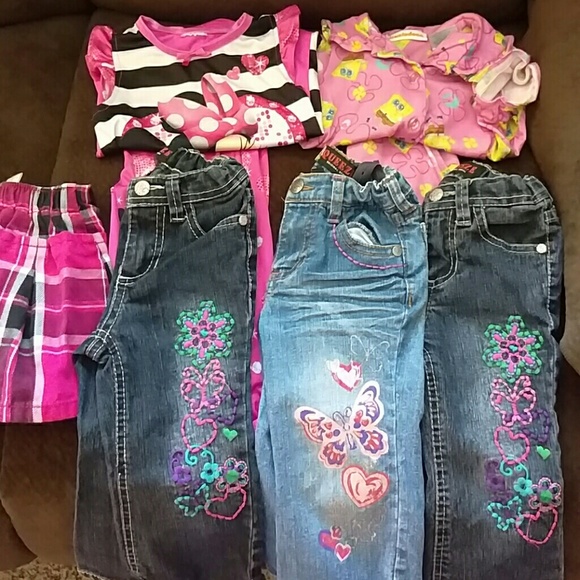 Girls 18/24m, 2t clothes, 8 pieces total