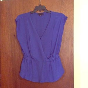 Blue blouse by Attention
