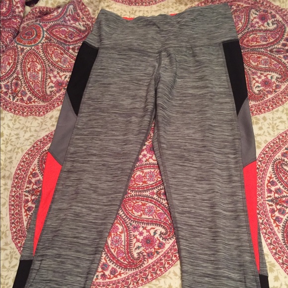 RBX GRAY/BLACK/BRIGHT PINK LEGGINGS M
