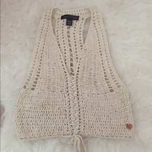 Kendall and Kylie crochet bralette