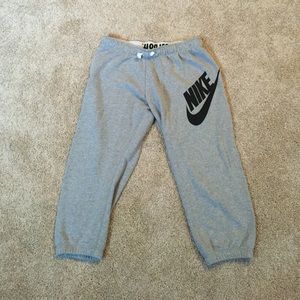 Nike crop sweatpants