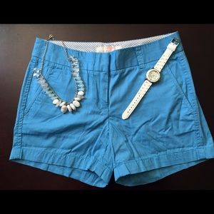 J. crew 4" chino shorts