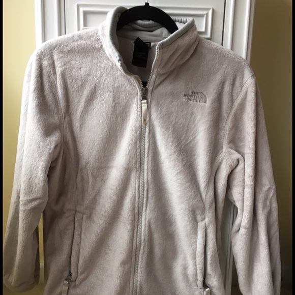 North Face light grey fleece