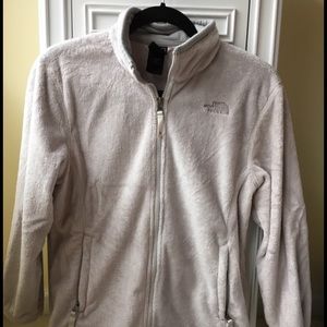 North Face light grey fleece