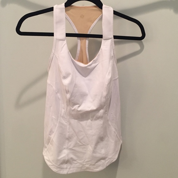 Lululemon white tank