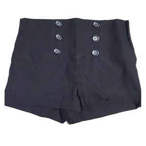 Black high wasted, super stretch shorts!