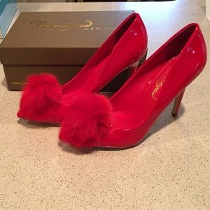 Privileged Playboy Puff Pump, Red, Size 10