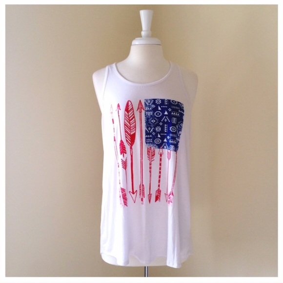 ▫️SOLD OUT▫Plus American Flag Tank - Picture 2 of 5