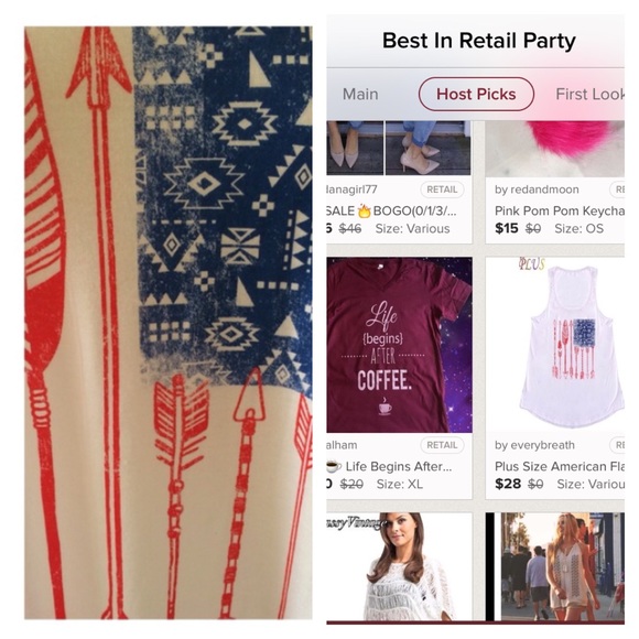 ▫️SOLD OUT▫Plus American Flag Tank - Picture 3 of 5