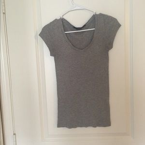 Grey Ralph Lauren V-neck Polo