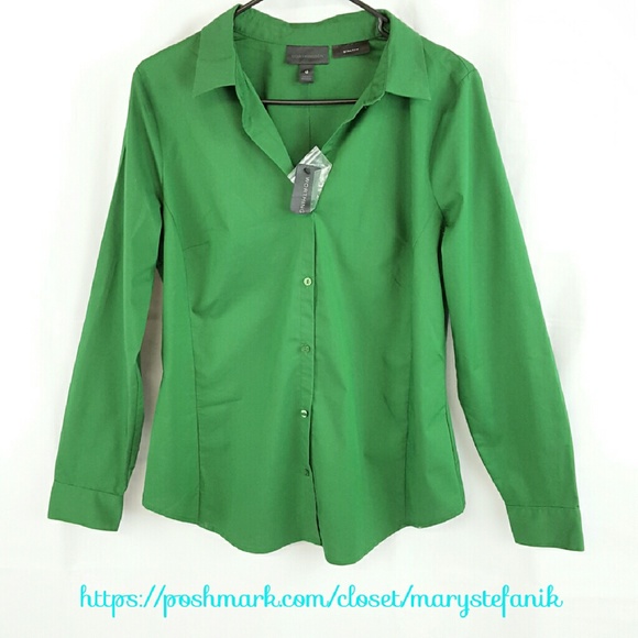Worthington Tops - 🆕 NWT Worthington Green Button Down size 12