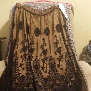 Beautiful black lacey skirt