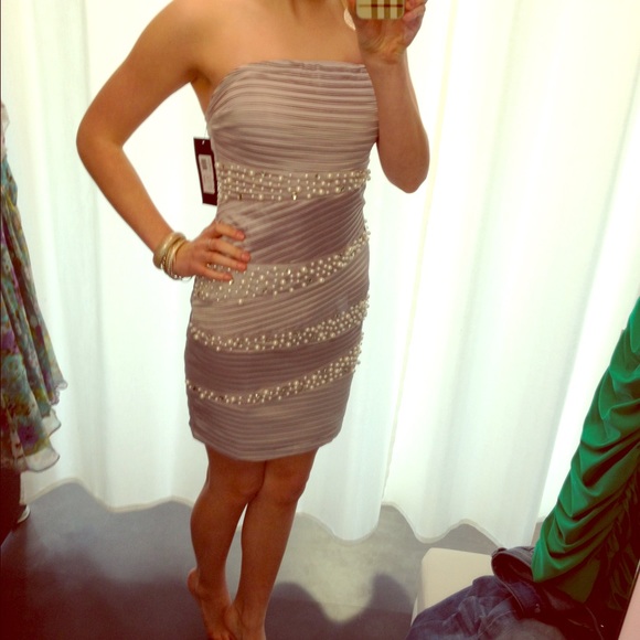 strapless cocktail dress! Great for NYE!
