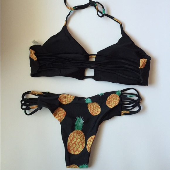 pineapple Bikini set SW143 - Picture 3 of 3