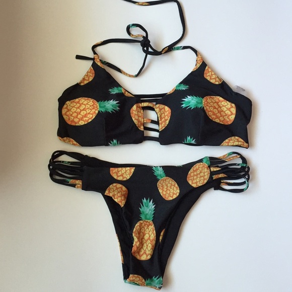 pineapple Bikini set SW143 - Picture 2 of 3