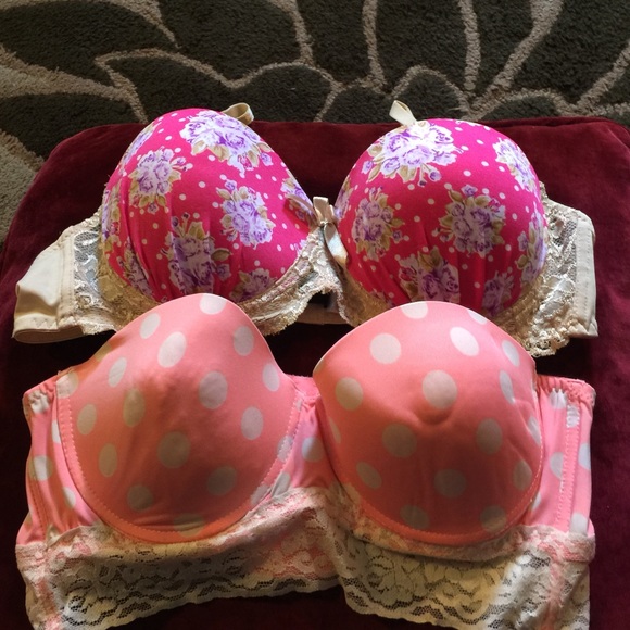 Blk. fuchsia/kiss &tell Bra 2 Convert.