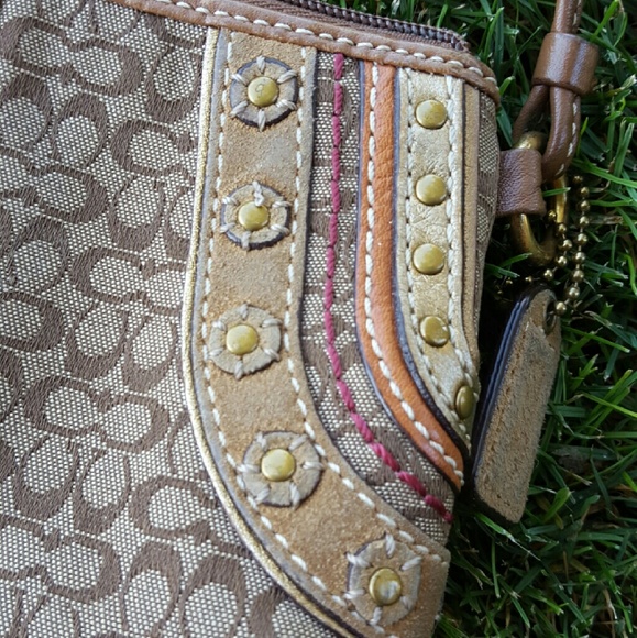 Authentic Coach Wristlet - Picture 2 of 3