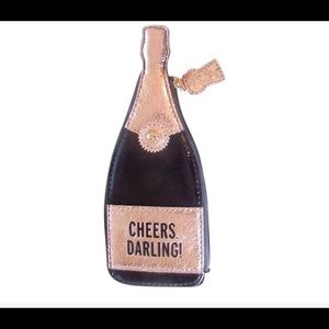 Kate Spade Authentic Coin Purse Champagne Bottle