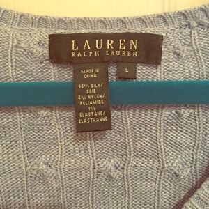 Powder blue Polo sweater