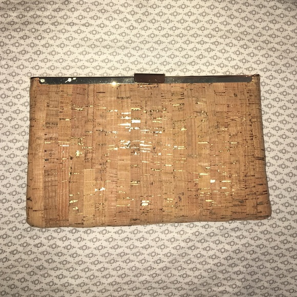 JCREW cork clutch