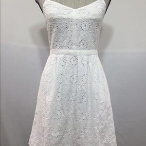 Madewell cami dress in eyelet sunflower #90225 .