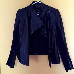 TROUVE black leather jacket (NORDSTROM)