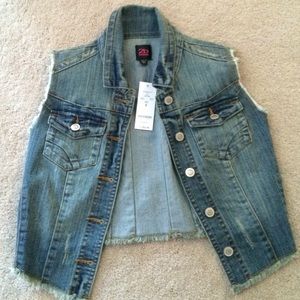 Bebe Jean Vest