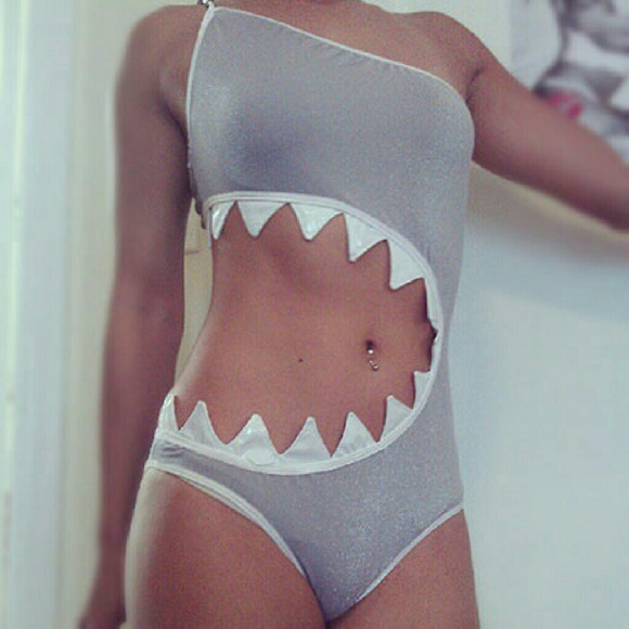Shark Bite Bathing Suit - Picture 4 of 4