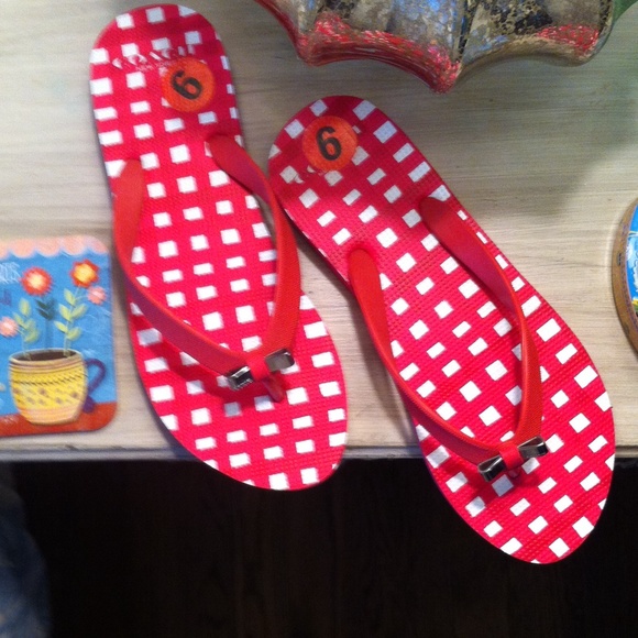 Coach Shoes - Brand New Coach Flip Flops