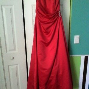 Orange dress perfect for special occasions