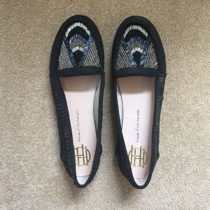 House of Harlow 1960 black moccasin shoes