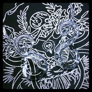 0g Pyrex glass hangers