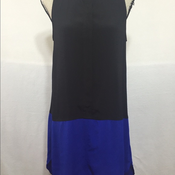 Madewell sleeveless tunic dress in color block
