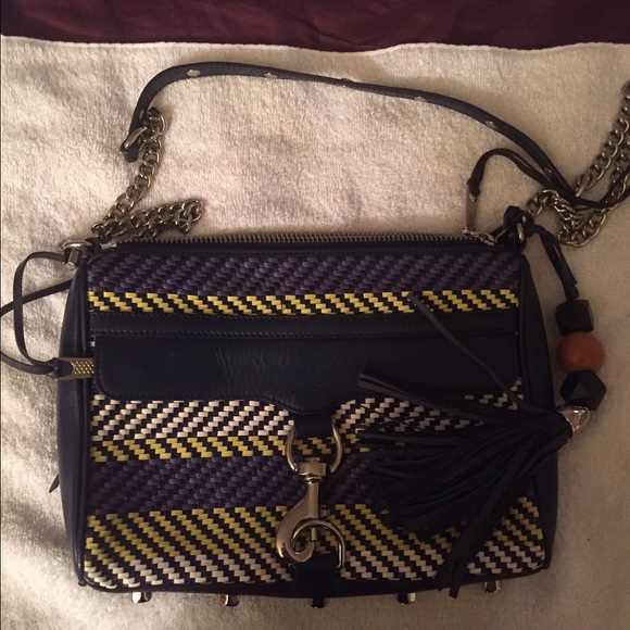 Rebecca Minkoff woven crossbody bag
