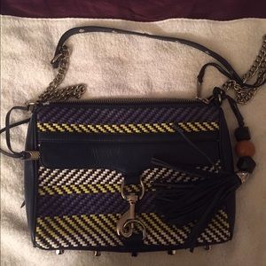 Rebecca Minkoff woven crossbody bag