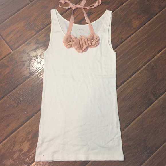 LOFT knit embellished tank top