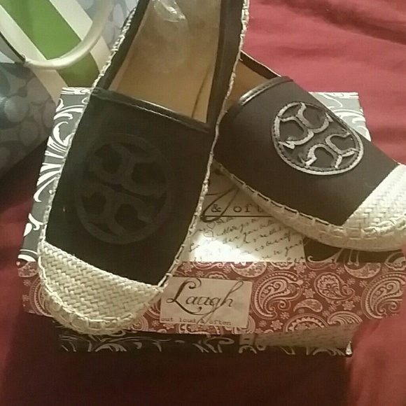Black espadrilles