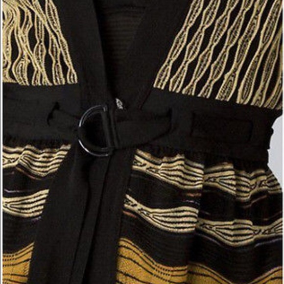 M Missoni belted kimono stripe cardigan. US size 6 - Picture 3 of 4
