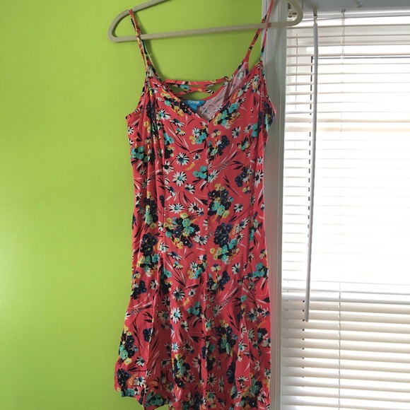 Spring coral dress