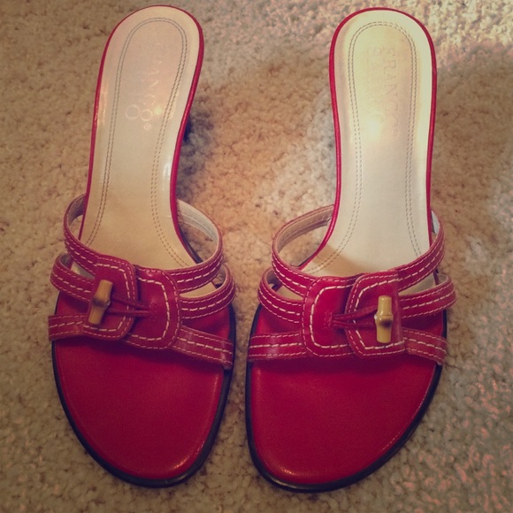 Franco Sarto red heel
