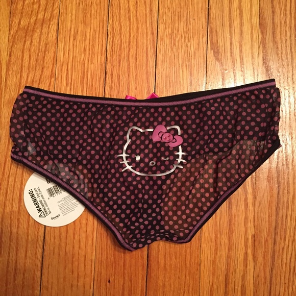 Polka dot Hello Kitty underwear